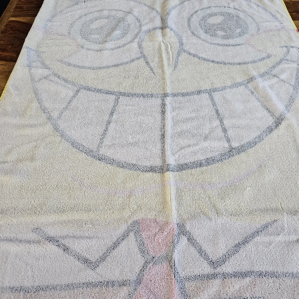 Vintage Nickelodeon SpongeBob SquarePants Yellow Beach Bath Towel 29